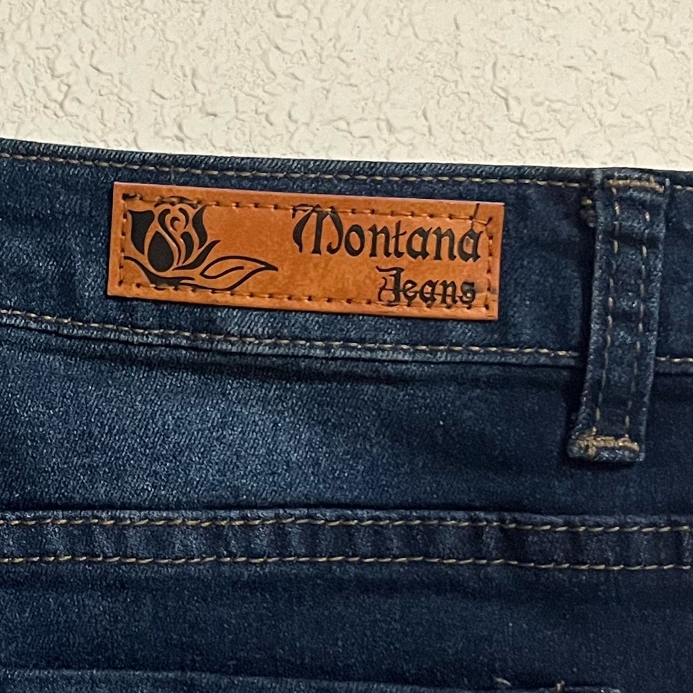 Montana Jeans Premium Denim Juniors Blue Jeans - Picture 5 of 8
